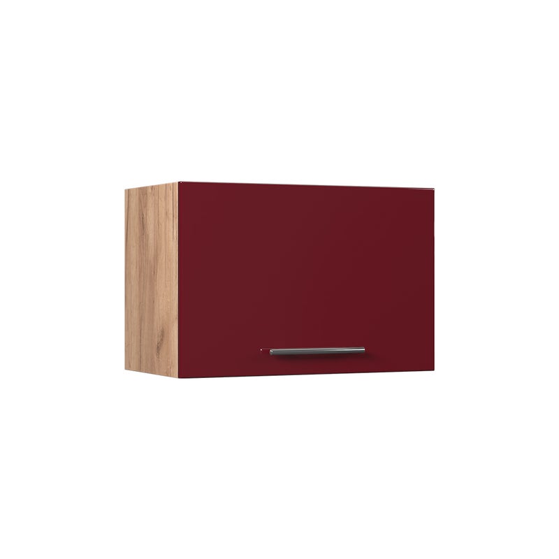 Vicco Szafka ścienna Fame-Line, Bordowy wysoki połysk/Dąb goldkraft, 60 cm