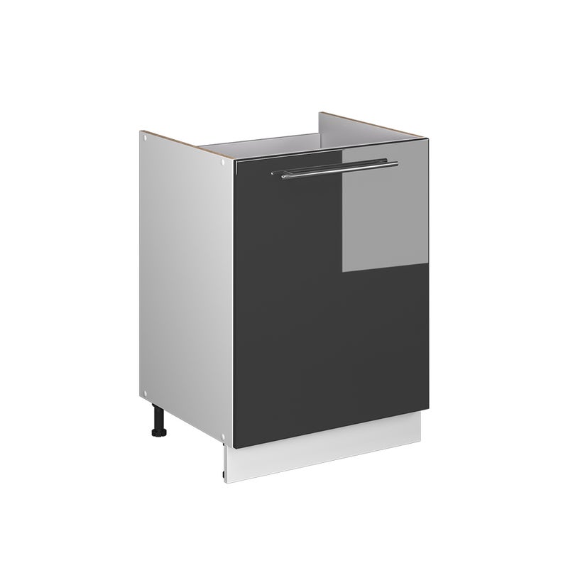 Vicco Szafka pod zlew Fame-Line, Antracyt połysk/Biały, 60 cm
