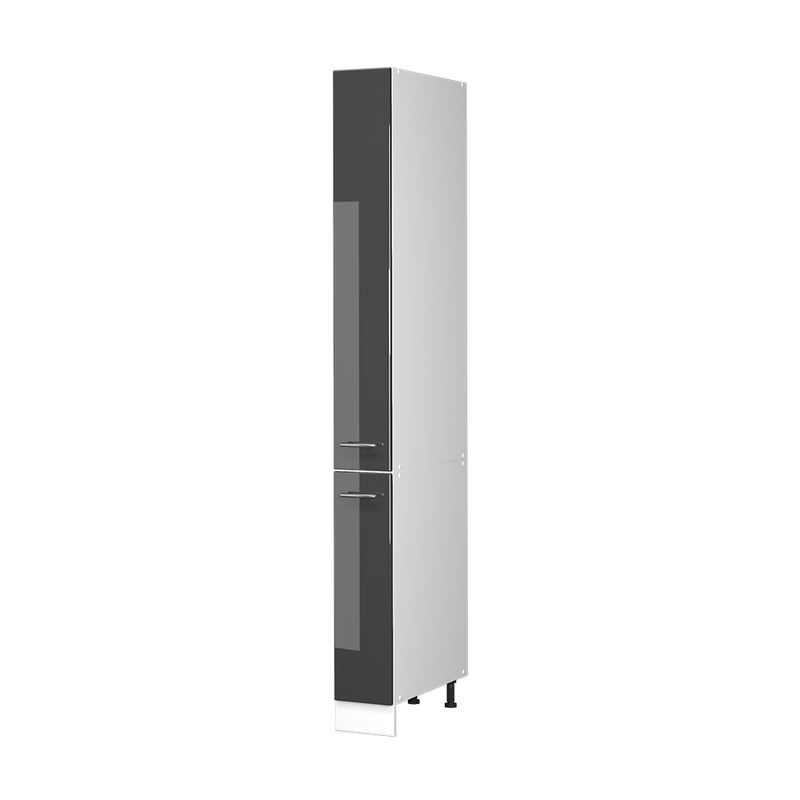 Vicco Szafka aptekarska Fame-Line, Antracyt połysk/Biały, 20 cm