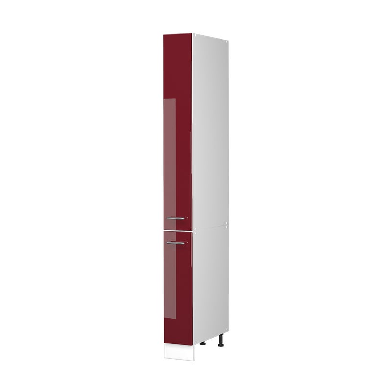 Vicco Szafka aptekarska Fame-Line, Bordowy wysoki połysk/Biały, 20 cm
