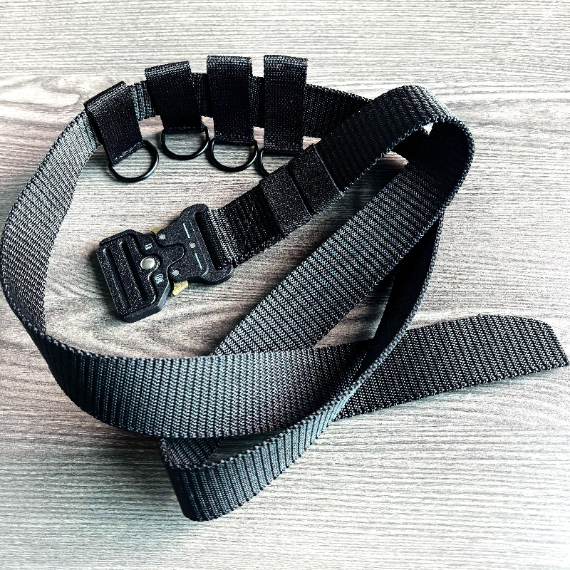 TEMU [X-Aawillion] Pasek taktyczny z szybkozłączką 1.6M, 63 cale, dla bardzo dużych mężczyzn (400+ lbs) - Plastikowa klamra w kształcie węża, bez