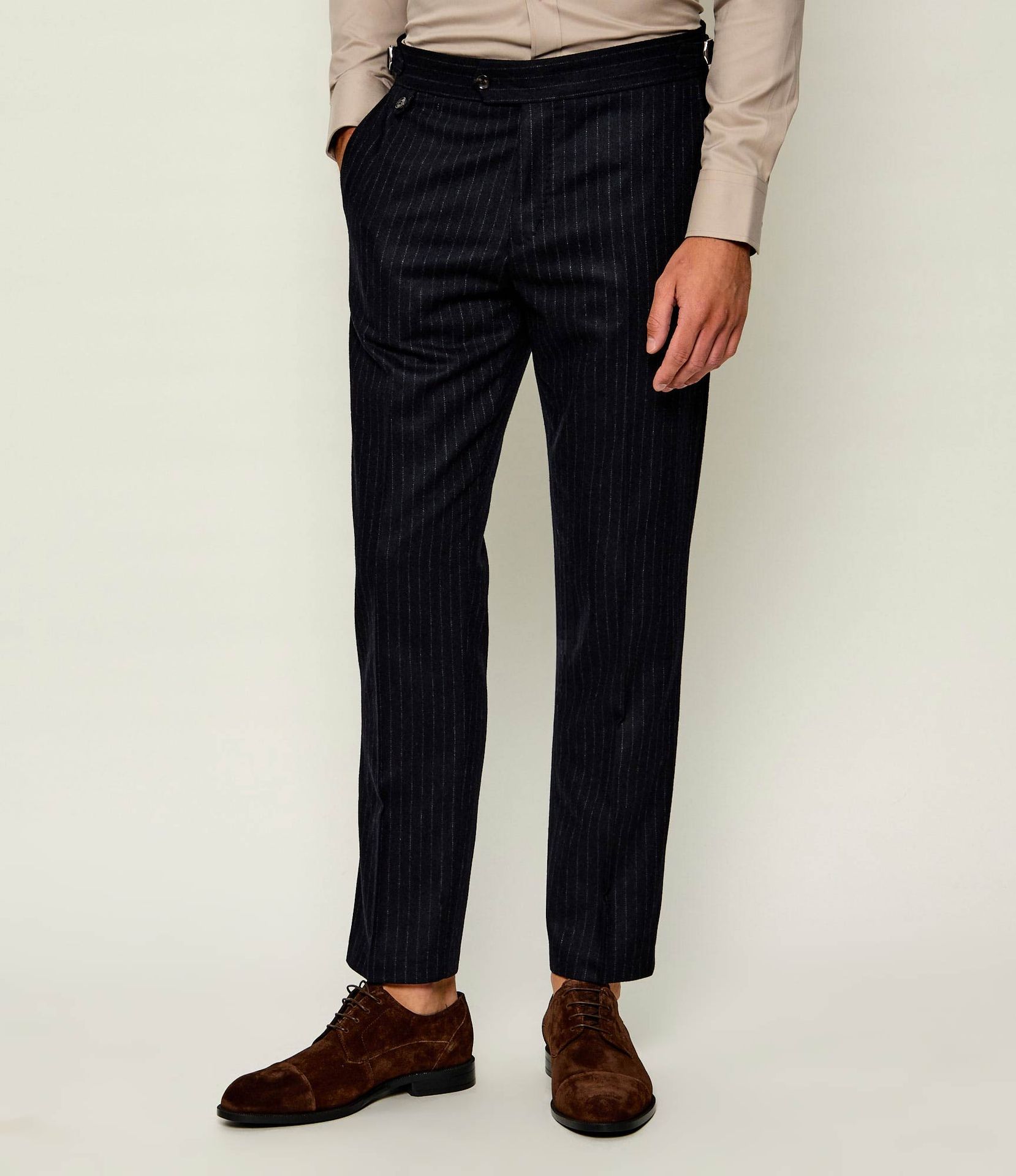 TIGER OF SWEDEN Wełniane spodnie chino Tense A Regular Fit
