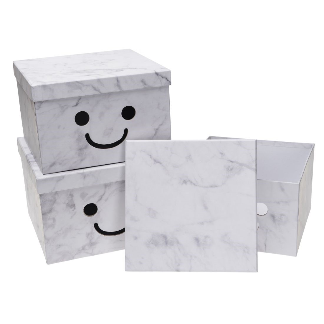 Zestaw pudełek na kwiaty FLOWERBOX XX-013-FB Smile White 3 szt.