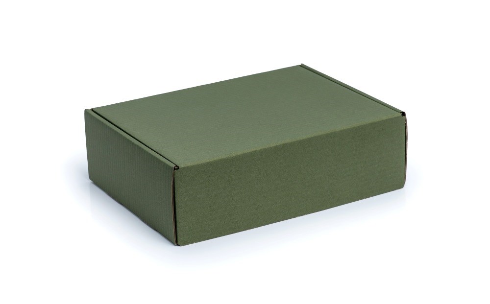 Karton Fasonowy 330x250x100 Oliwkowy F427 Pudełko Wysyłkowe Ozdobne