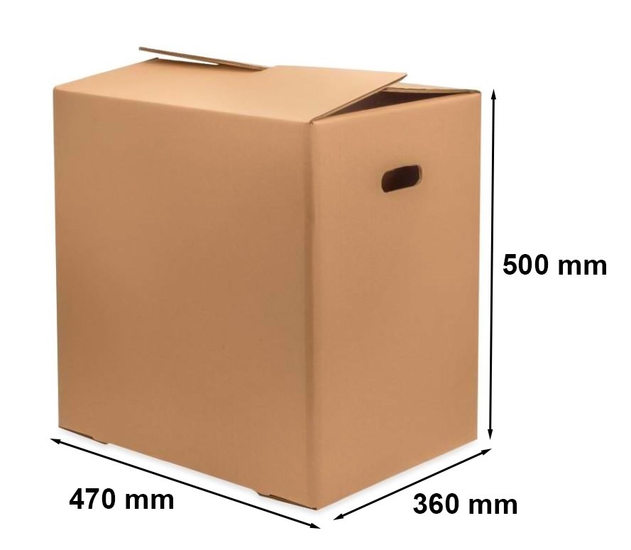 Kartony przeprowadzkowe mocne wykrojnikowe 470x360x500 mm KOMFORT