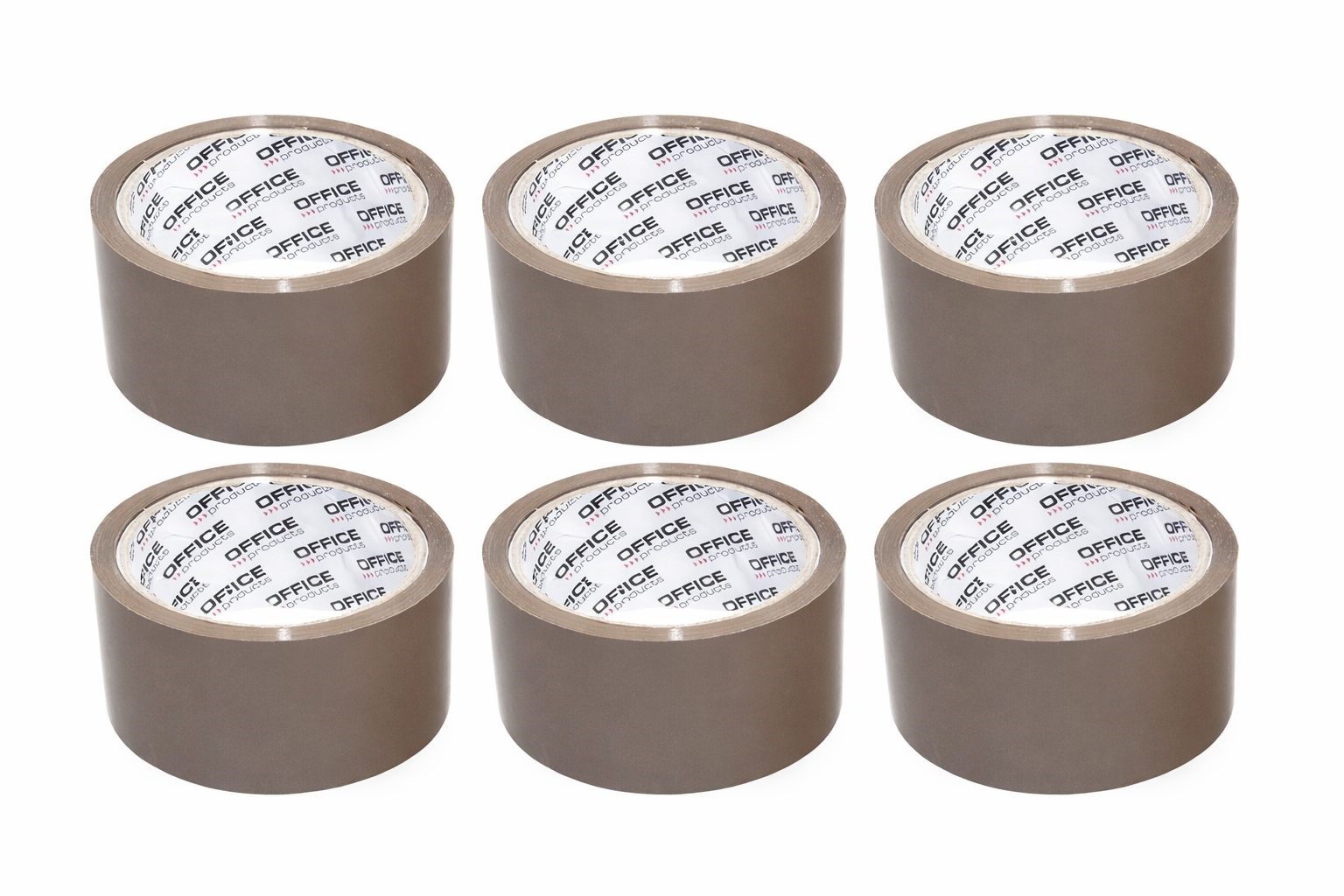 Taśma AKRYL Brąz 48mm/45m Office Products Taśma Do Pakowania 6 sztuk