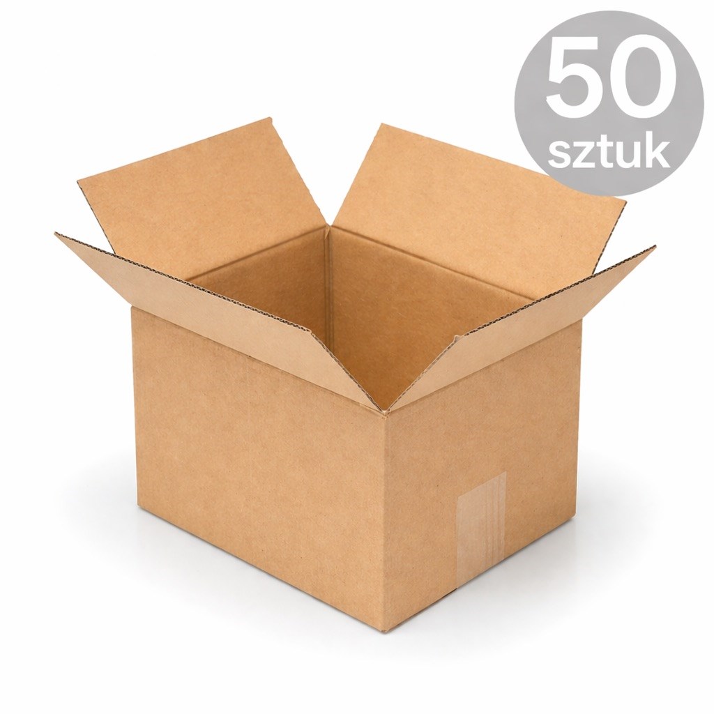 Karton Klapowy 300x250x190mm Opakowanie Wysyłkowe Gabaryt C 50 Sztuk