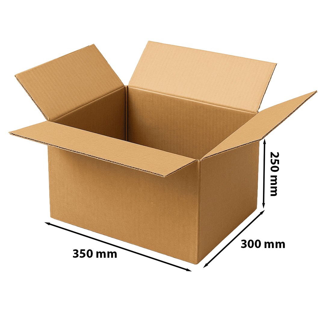 Karton klapowy brązowy 350x300x250 mm B360 do paczkomatu InPost C
