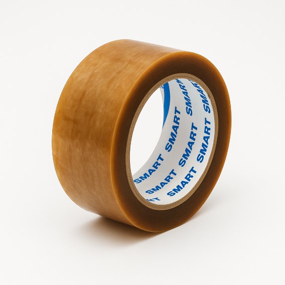 Taśma pakowa klejąca SOLVENT Smart transparentna 48mm/132m do kartonów