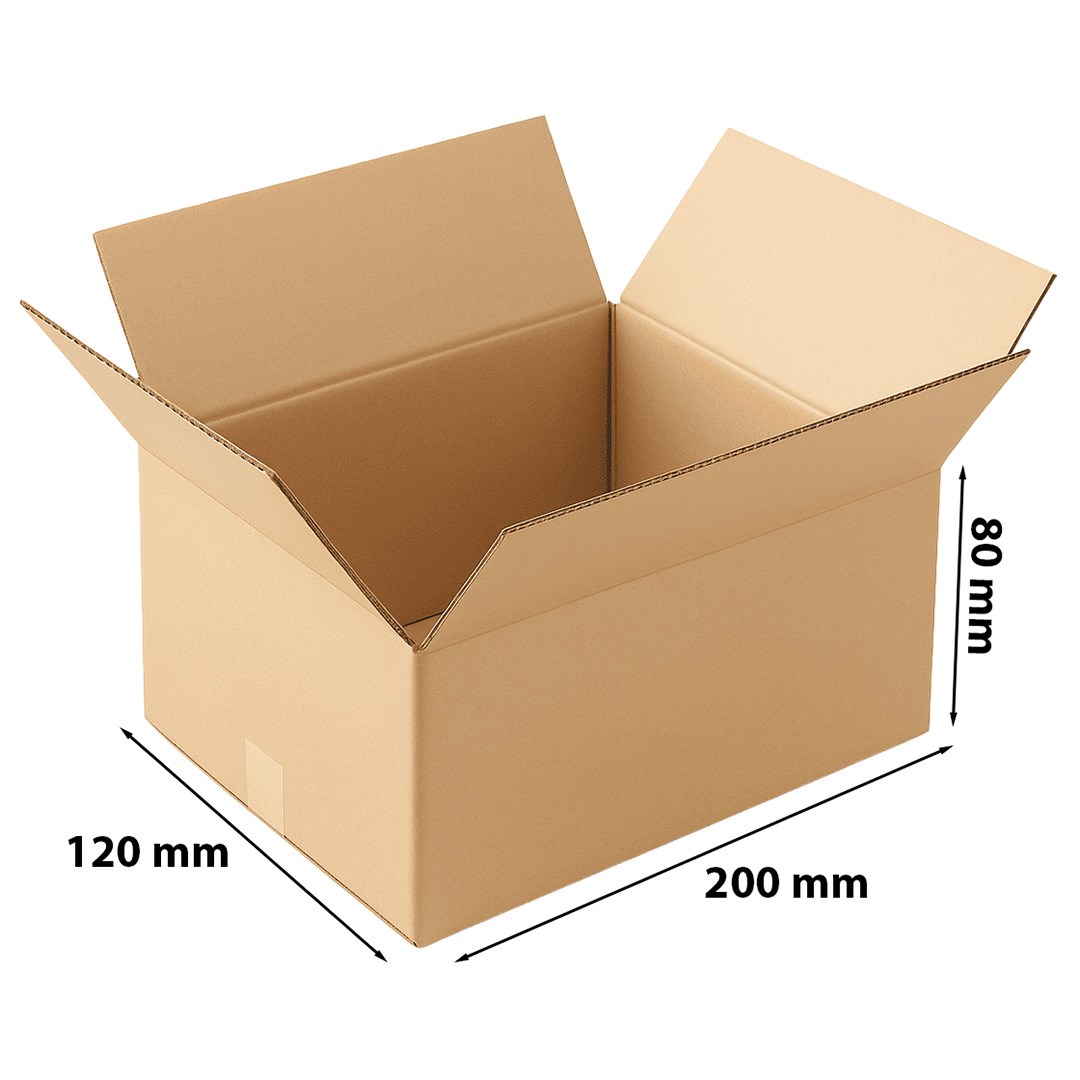 Karton do paczkomatu InPost A 200x120x80 mm brązowy klapowy