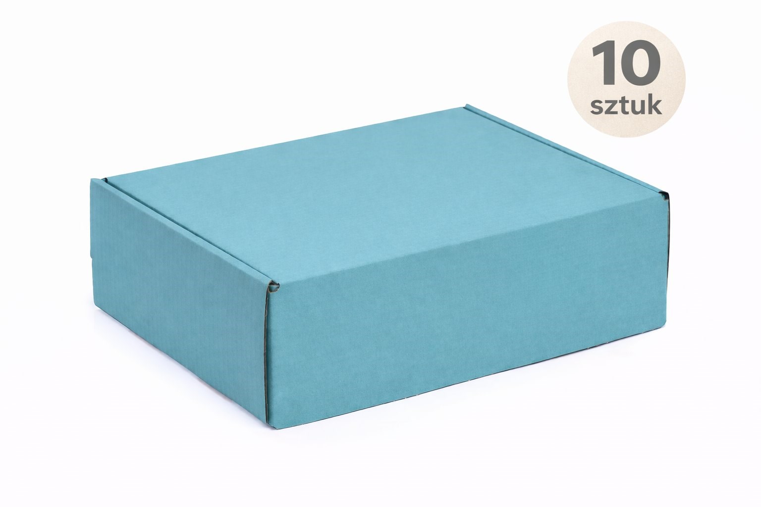 Karton Wykrojnikowy 330x250x100 Zielony-Szałwiowy Wysyłkowy 10 Sztuk