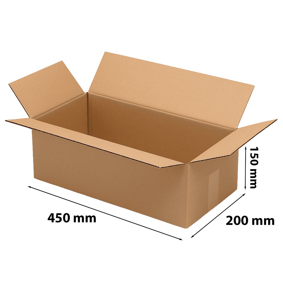 Pudło kartonowe klapowe 450x200x150mm InPost Paczkomat Gabaryt B