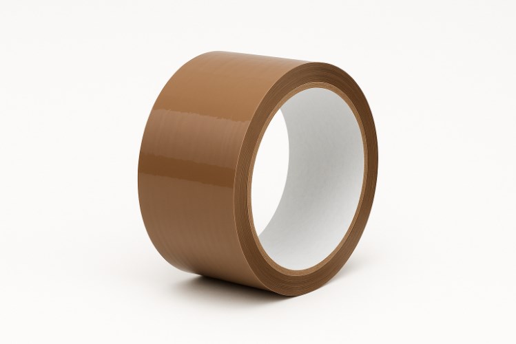 Taśma pakowa klejąca SOLVENT brązowa UBIS 48mm/54m do kartonów