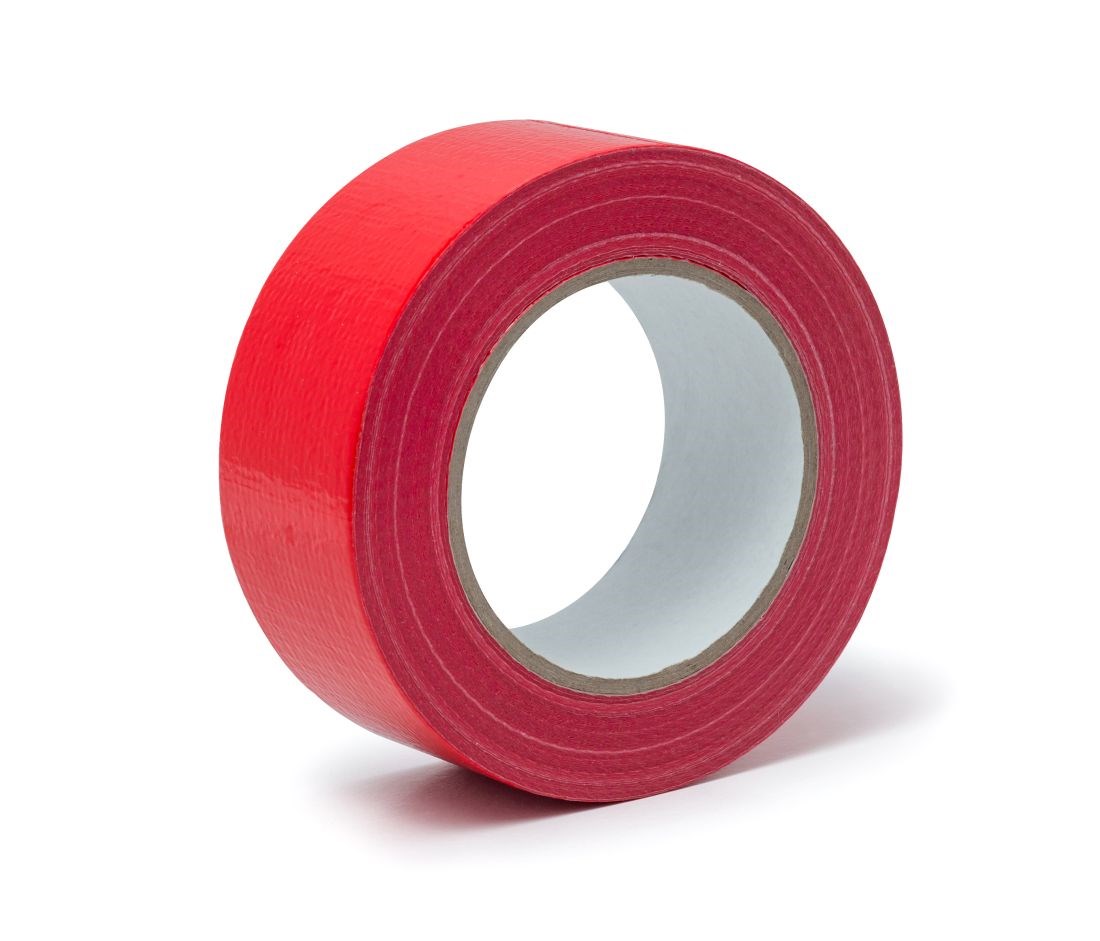 Taśma naprawcza Duct Tape mocna materiałowa czerwona 48 mm x 50 m