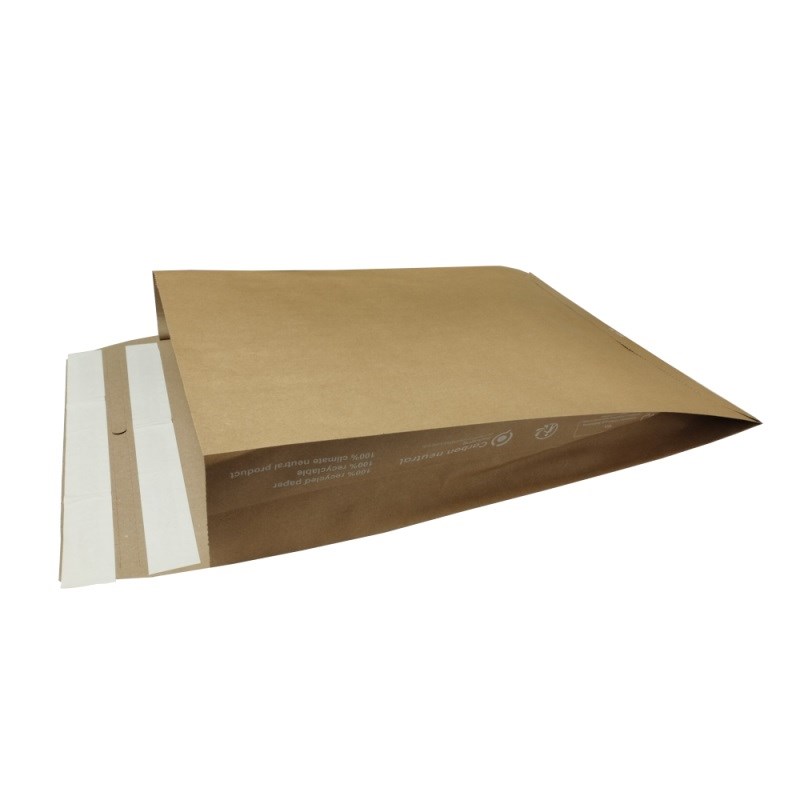 Kopertopak zwrotny L 380x480x80 mm koperta papierowa 3D do wysyłki