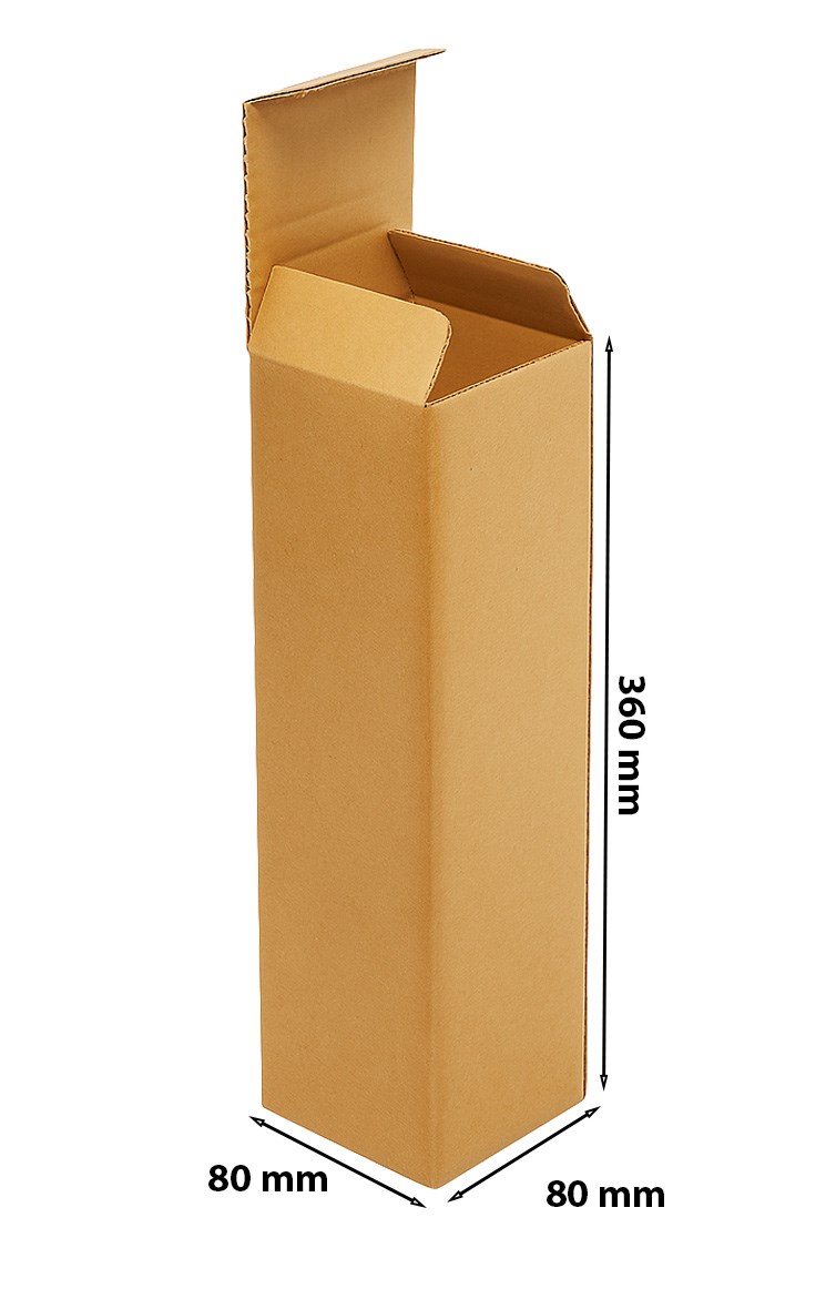 Podłużny karton wykrojnikowy pudełko fasonowe 360x80x80mm F211 A3
