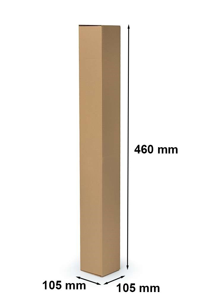 Karton wykrojnikowy podłużny na plakaty 105x105x460 mm F211 brązowy