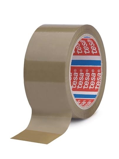 Tesa Taśma pakowa klejąca Solvent brązowa 50mm/66m