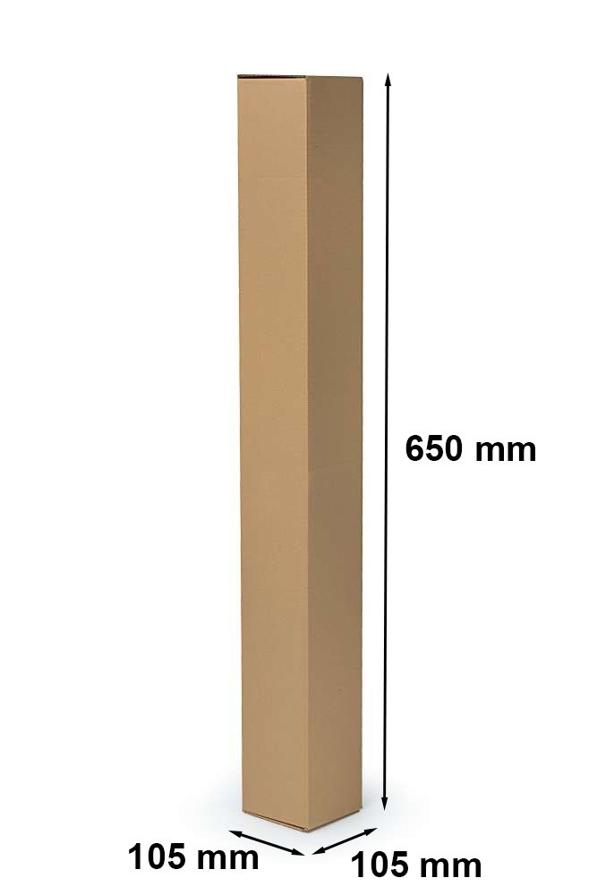 Karton wykrojnikowy podłużny 105x105x650 mm F211 na plakaty A1