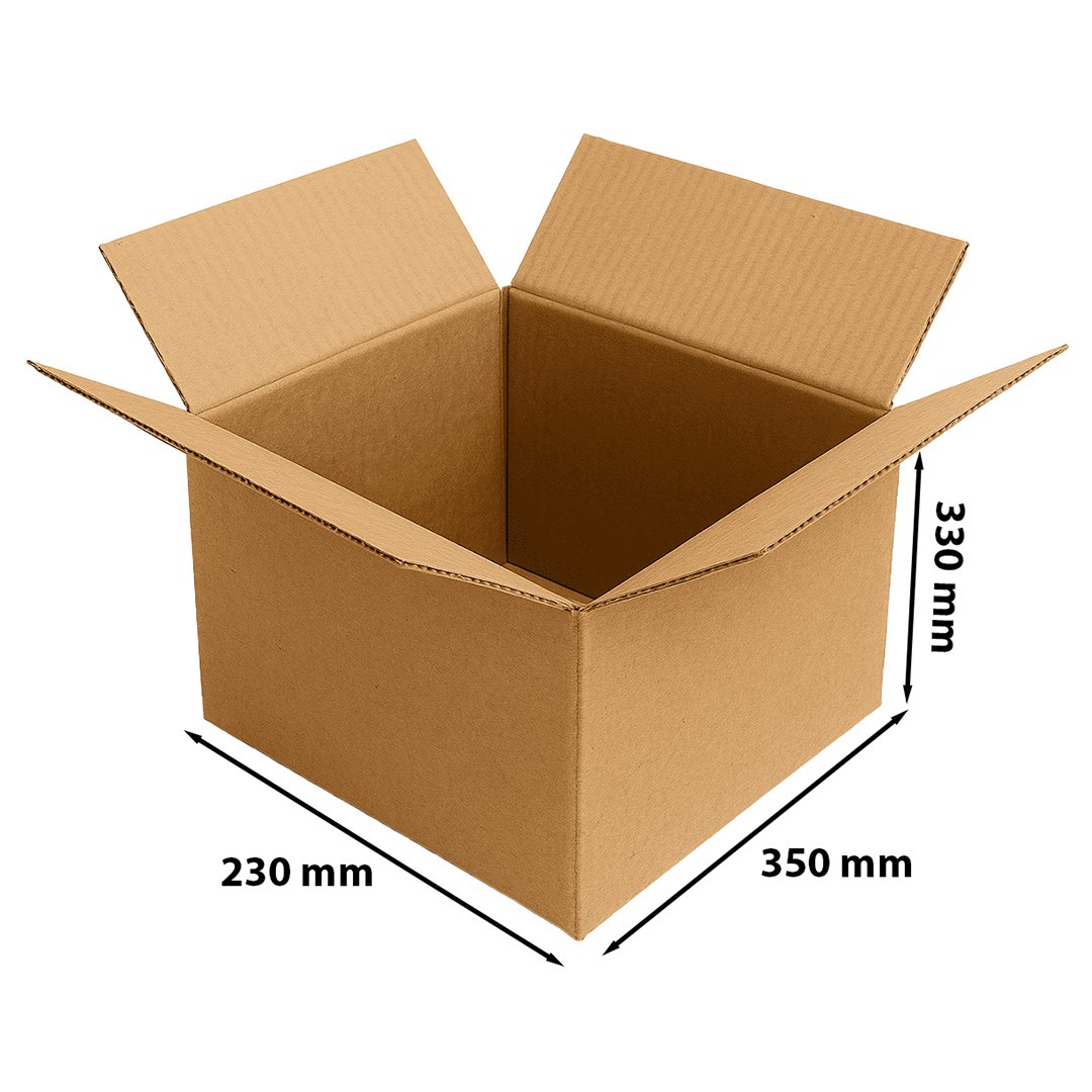 Karton klapowy 350x230x330 mm A4 BC560, pudełko 5-warstwowe