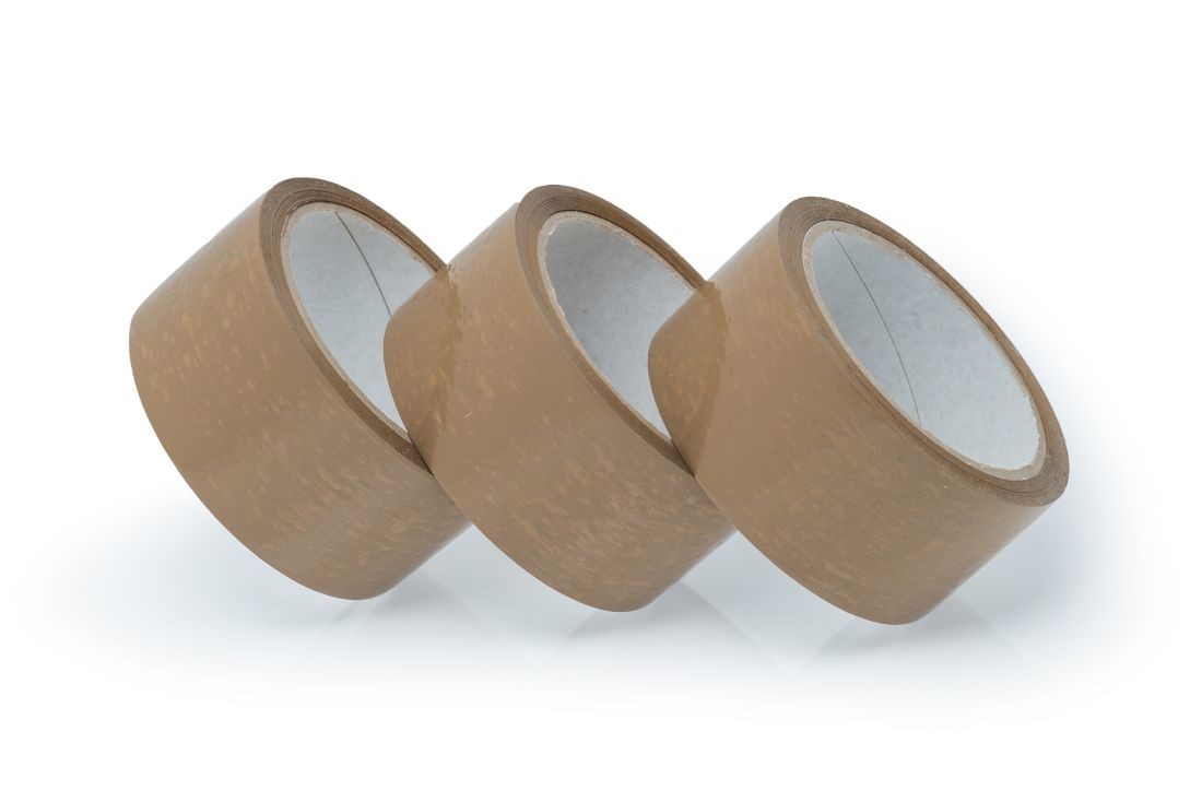 Taśma pakowa klejąca SOLVENT brązowa 48mm/54m UBIS paleta 2592 szt.