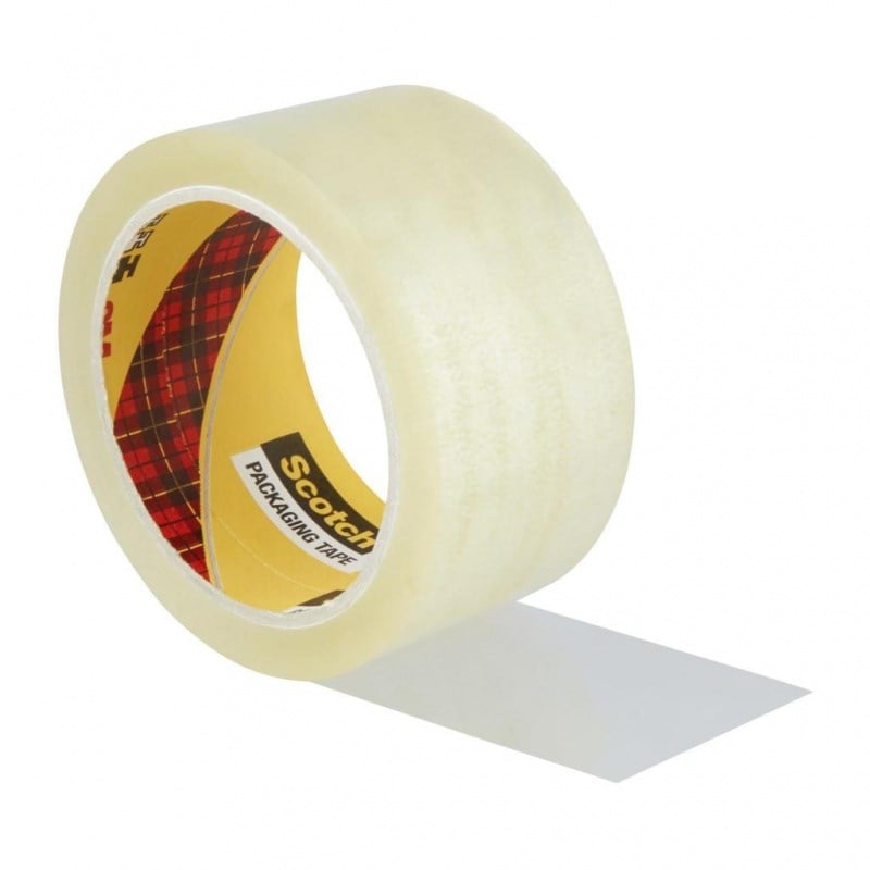 Taśma pakowa klejąca SCOTCH HEAVY do paczek transparentna 48 mm/66 m