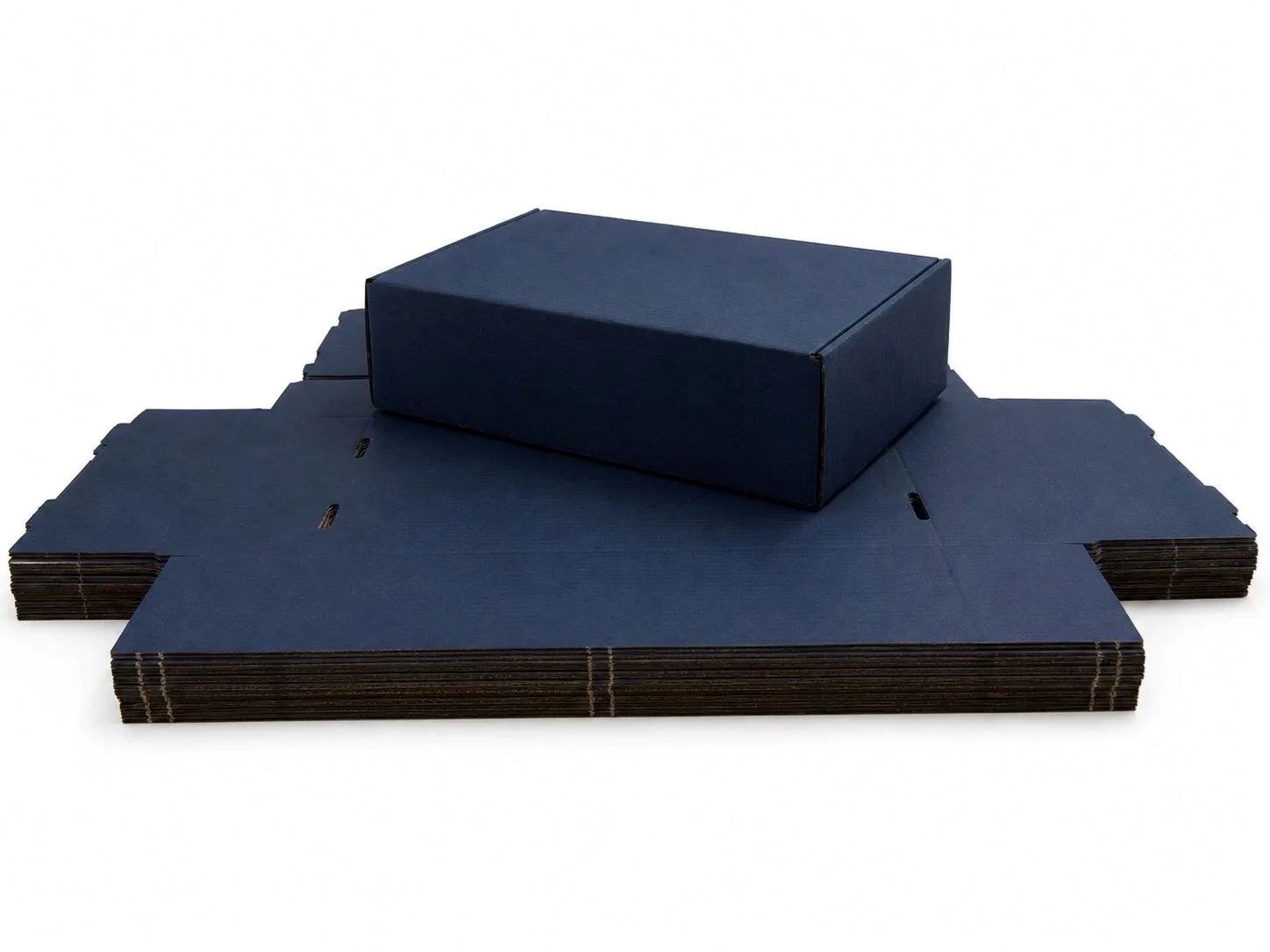 Karton Wykrojnikowy 350x300x70 mm Granatowy Pudełko Fasonowe 50 Sztuk