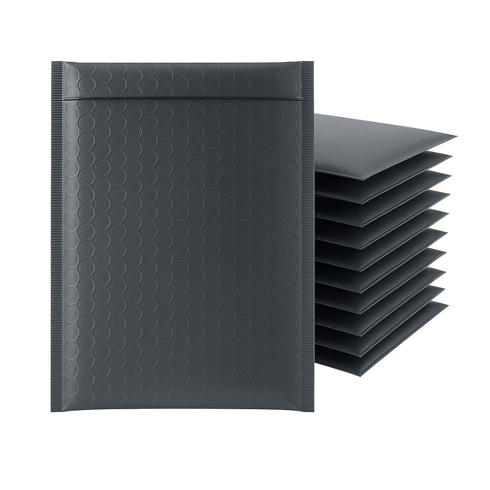 Koperta bąbelkowa metaliczna C13 grafitowa 150x215 mm 100 szt.