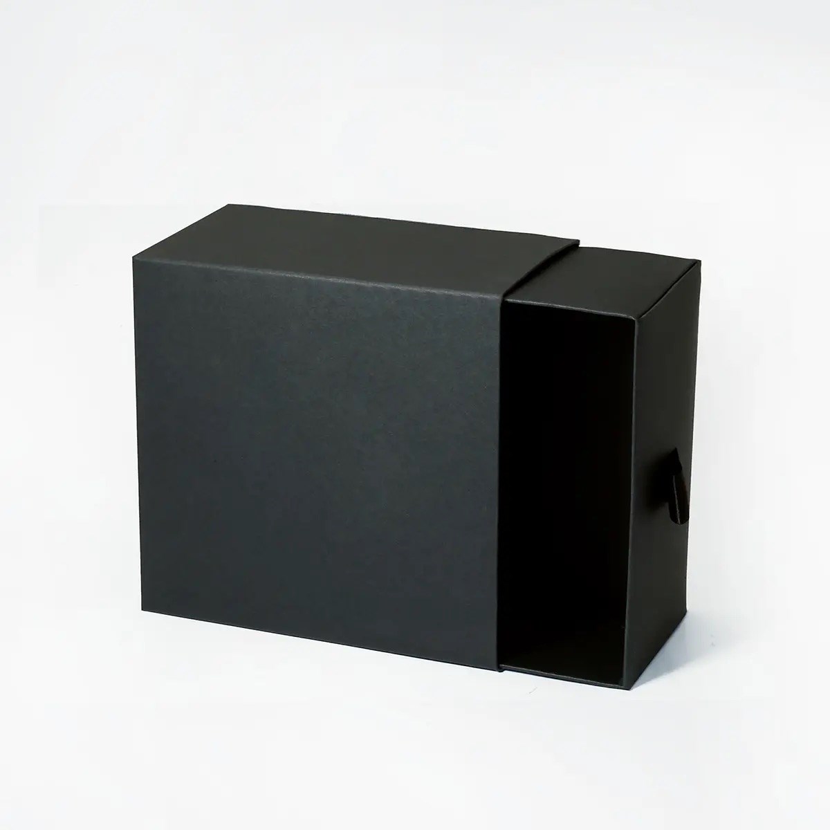 Pudełko Ozdobne 150x150x75mm Czarne Pudełko Szufladkowe Na Biżuterię