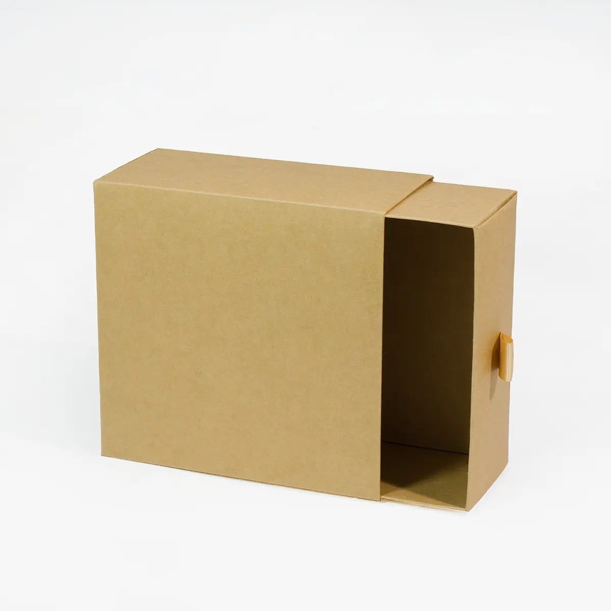 Pudełko Ozdobne 150x150x75mm Kraft Pudełko Szufladkowe Na Biżuterię