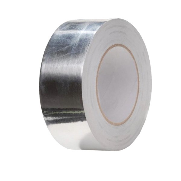 Taśma aluminiowa samoprzylepna srebrna 48mm/45m do 120 stopni