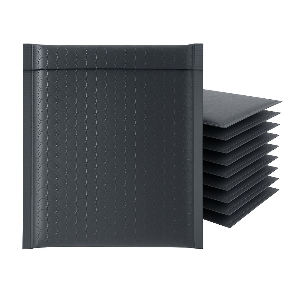 Koperta Bąbelkowa Metaliczna CD 165x165mm Grafitowa 100 sztuk Premium