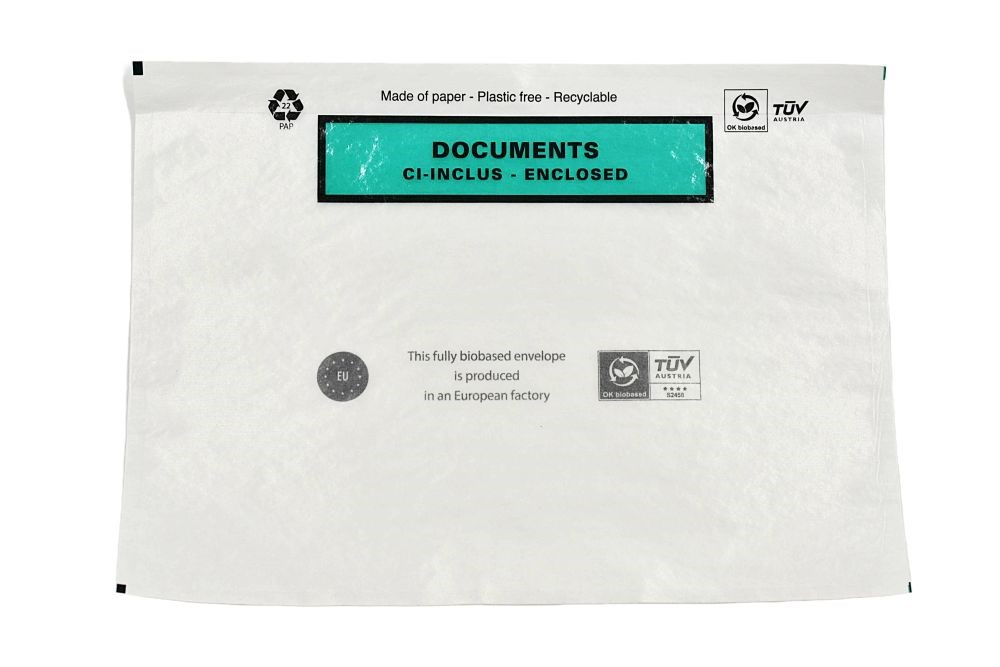 Koperta kurierska C5 przylga EkoPapier Documents Enclosed 1000 szt.