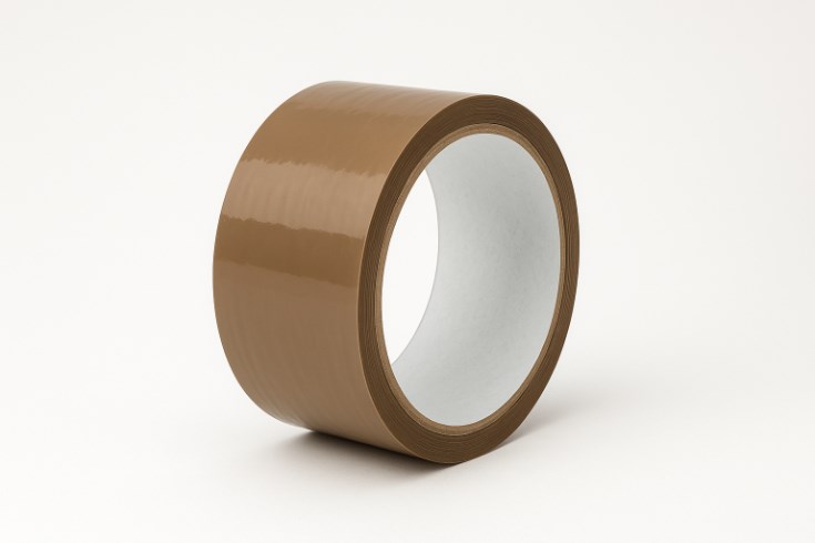 Mocna taśma pakowa klejąca Hotmelt do kartonów brązowa 48mm/54m