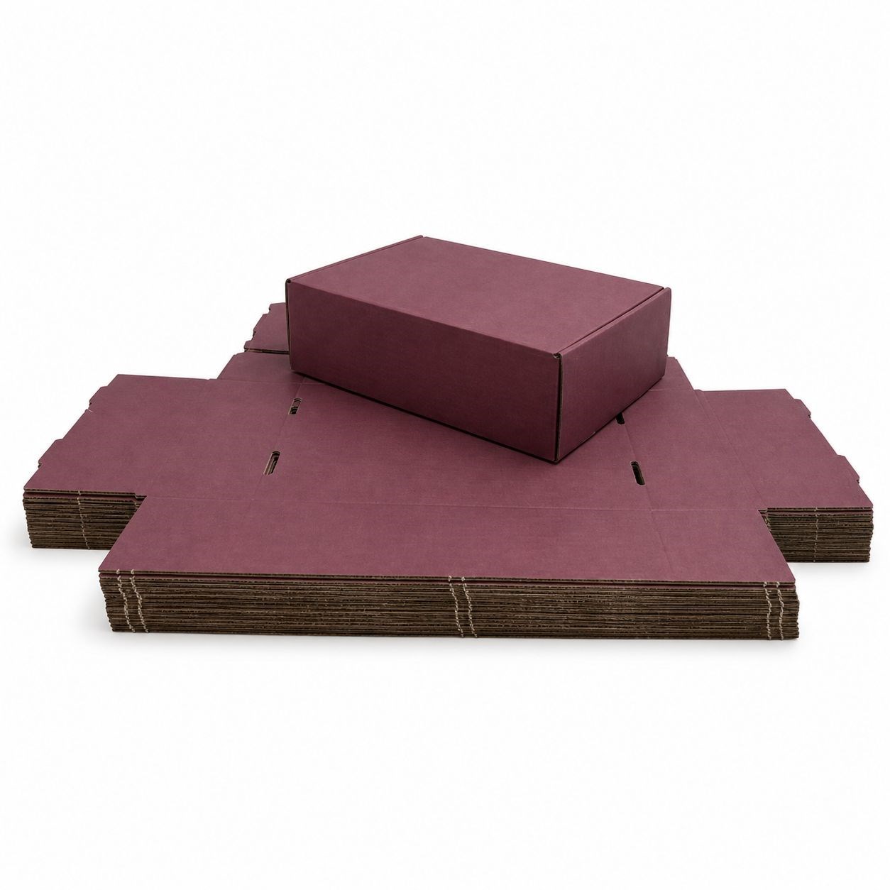 Karton Wykrojnikowy 150x100x50mm Bordowy Pudełko Ozdobne 25 Sztuk