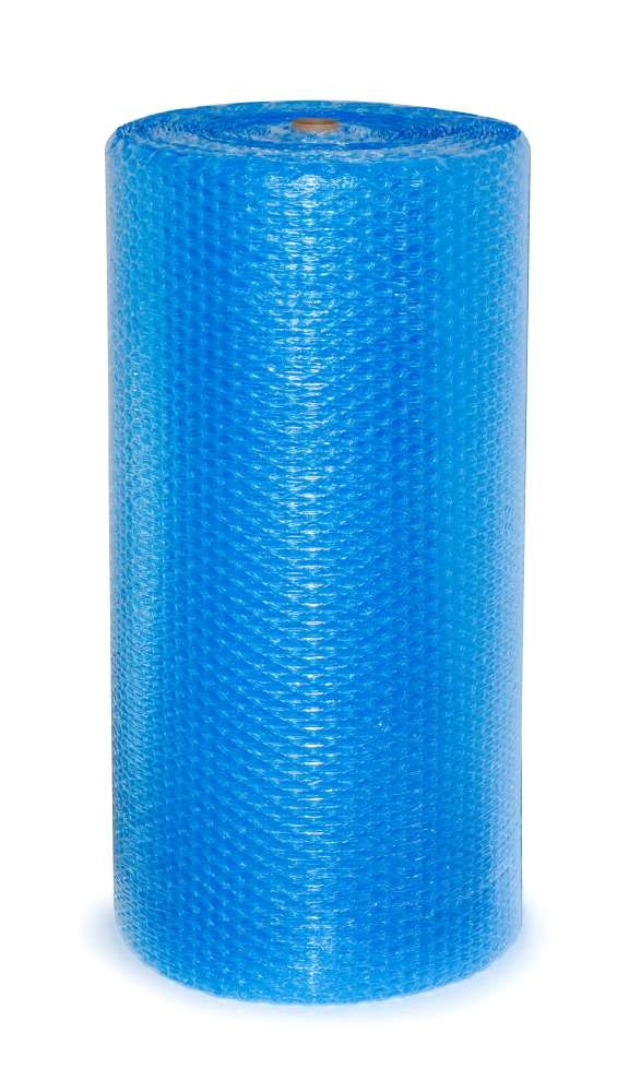 Folia bąbelkowa UV niebieska 3-warstwowa duży bąbel 30mm 150cm x 50m