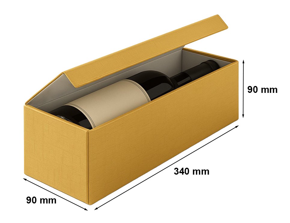Pudełko K-881 na wino Złote