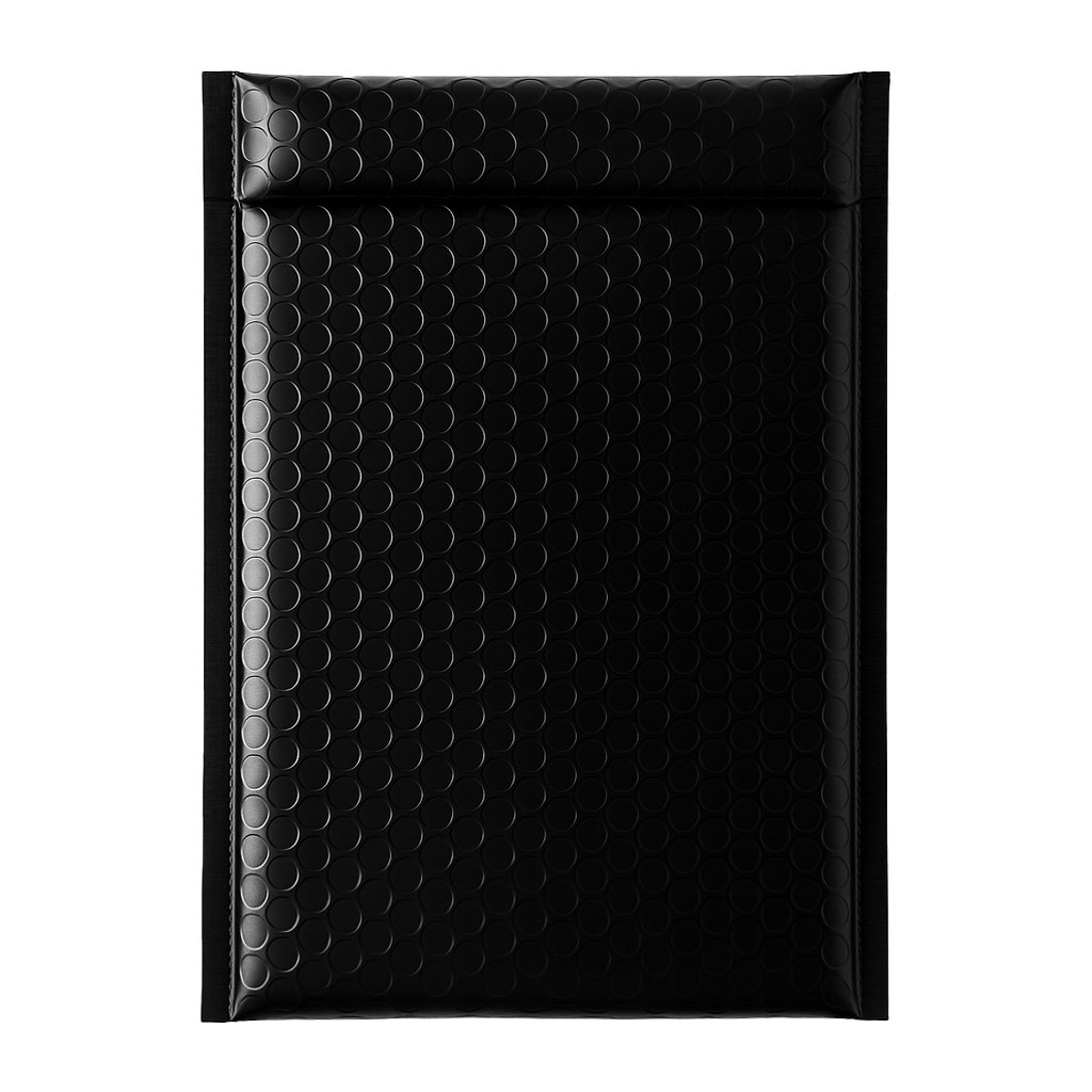 Koperta bąbelkowa metaliczna ochronna czarna 320x450 mm do wysyłki