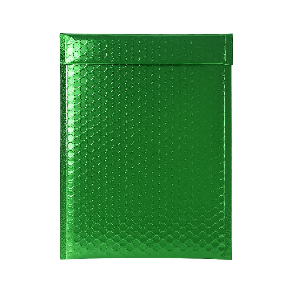Zielona koperta bąbelkowa metaliczna ochronna A3 320x450 mm do wysyłki