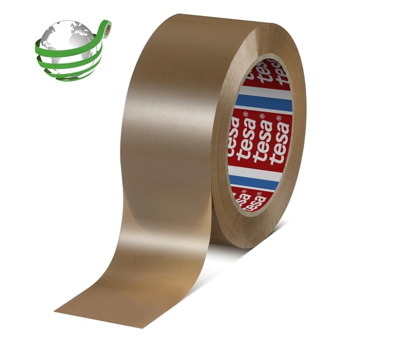 Tesa Taśma pakowa PET 60418 brązowa 50mm x 132m Hotmelt 36um