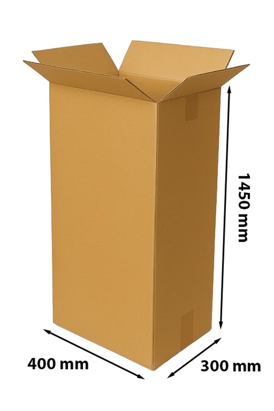 Karton Klapowy 400x300x1450mm B400 Wysyłkowy Podłużny Duży Fala B 400g