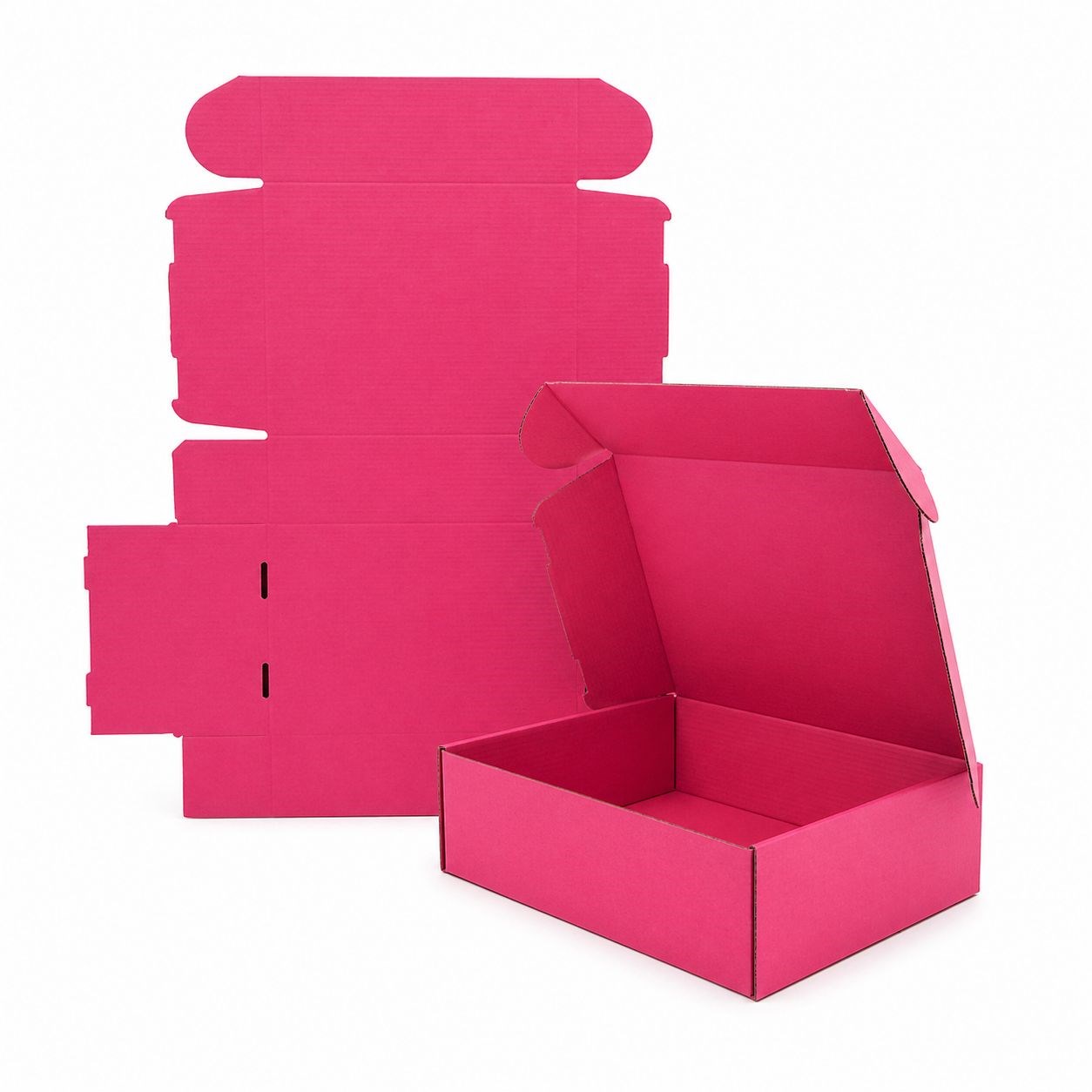 Karton Wykrojnikowy 240x170x70mm Różowy Ozdobne Pudełko 10 Sztuk