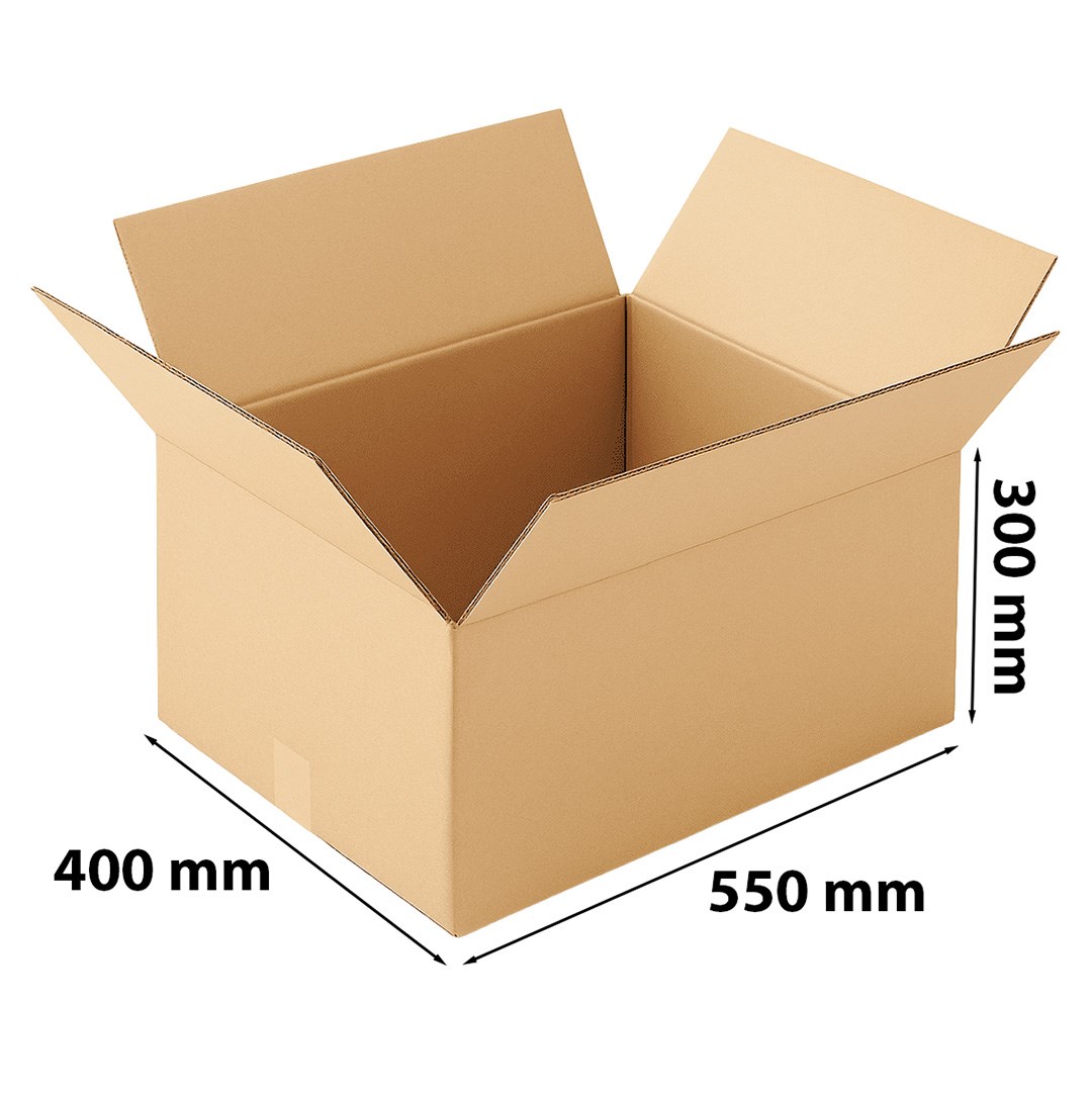 Karton klapowy pudło brązowe 550x400x300 mm BC580 InPost Gabaryt C