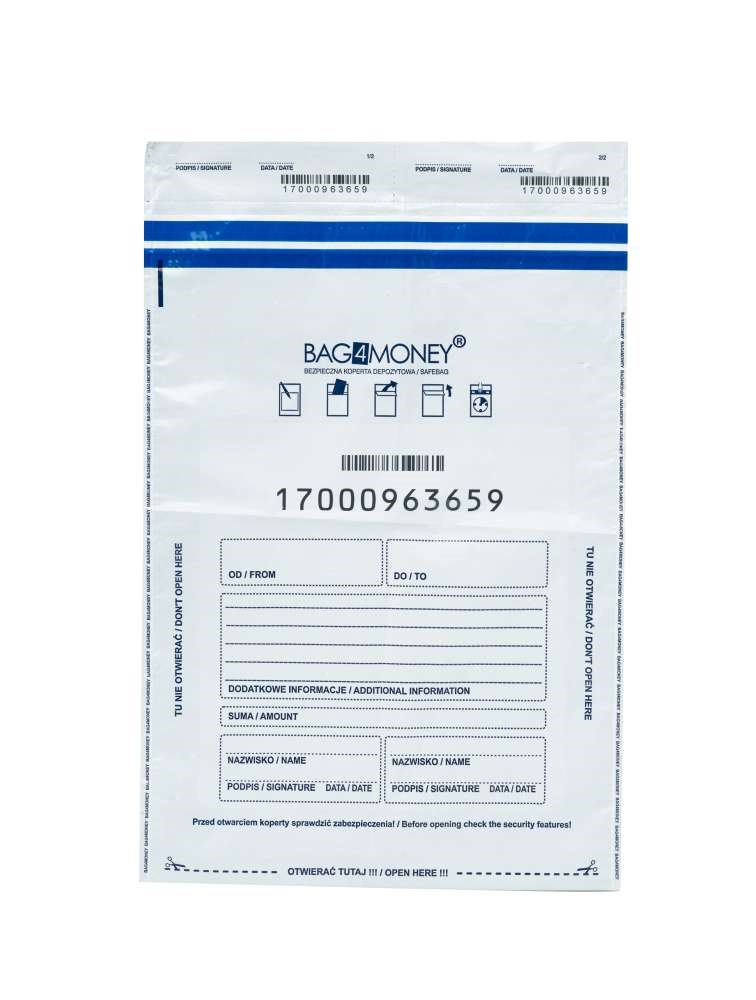 Koperty bezpieczne foliowe C3 320x450 mm kryjące Bag4Money 100 szt.