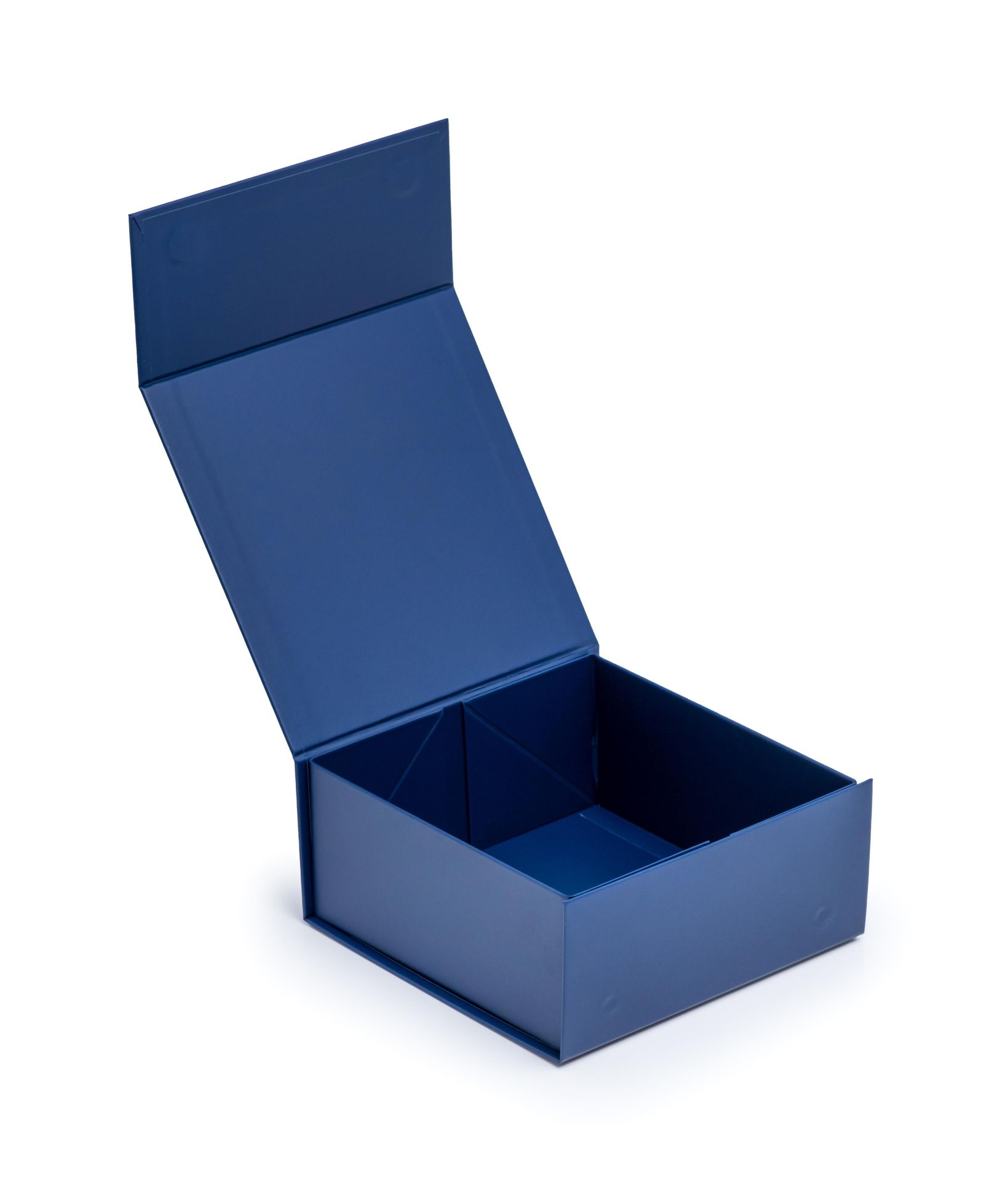 Pudełko magnetyczne granatowe 200x200x90 mm matowe z klejem 3M
