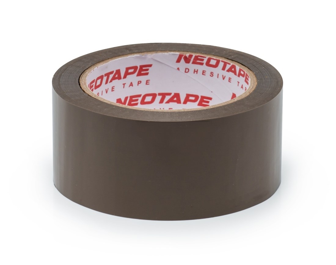 NEOTAPE Taśma pakowa klejąca akrylowa brązowa 48mm/90m do kartonów