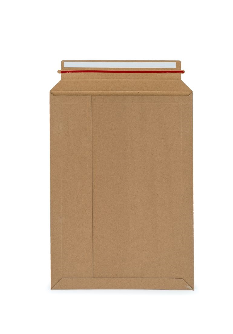 Koperta tekturowa sztywna do wysyłki 305x415mm E4 brązowa ze zrywką