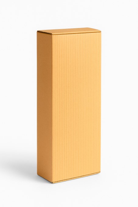 Pudełko karbowane na 2 butelki wina 345x175x85 mm - karton ozdobny