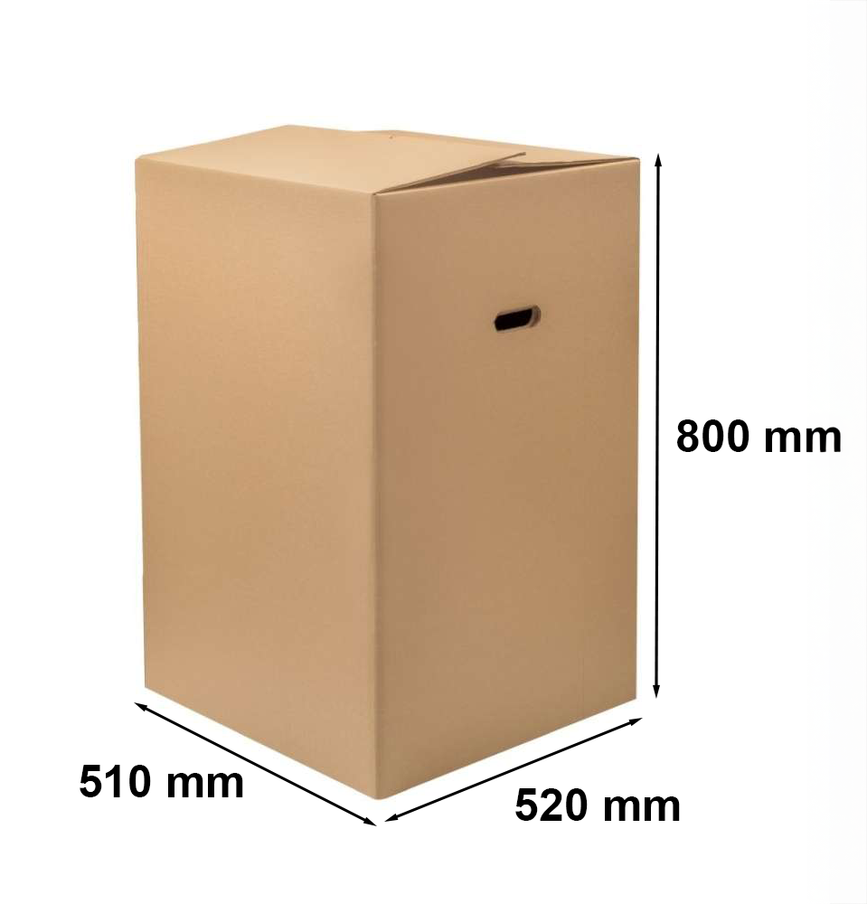 Karton przeprowadzkowy BIGBOX 520x510x800 mm 5-warstwowy fasonowy