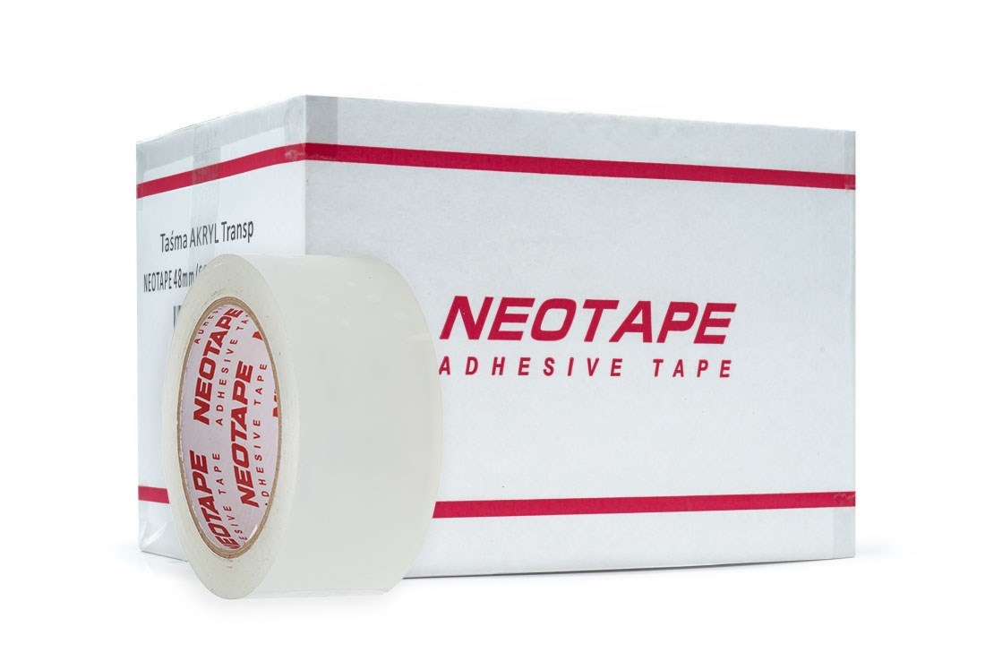 NEOTAPE Taśma pakowa akrylowa przezroczysta 48 mm x 45 m, 36 szt.